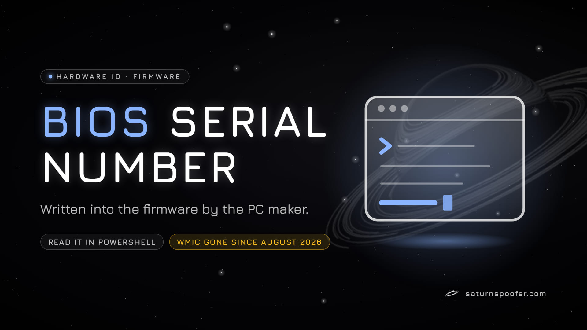 BIOS Serial Number: PowerShell and WMIC Commands